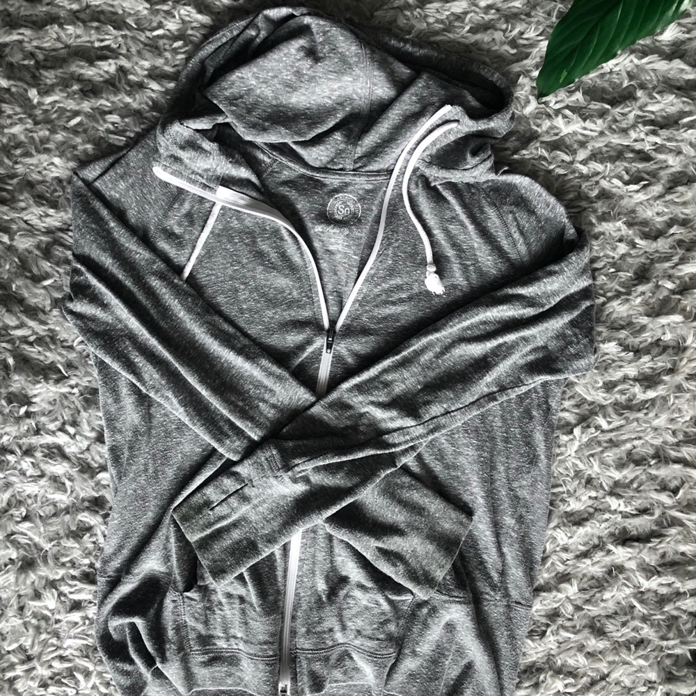 Light weight zip hoodie